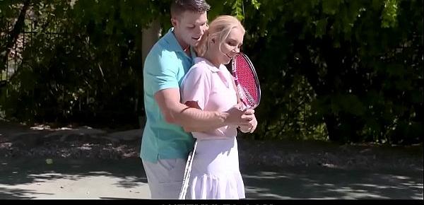  Hot-MILF Aaliyah Love Orgasm Sex With Young Tennis Coach Boy